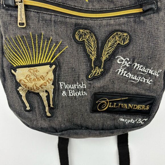 RARE Retired Vintage Loungefly Harry Potter Diagon‎ Alley School Sized Backpack main image 11